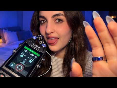 ASMR en español MOUTH SOUNDS INTENSOS con TASCAM 😴 💤 