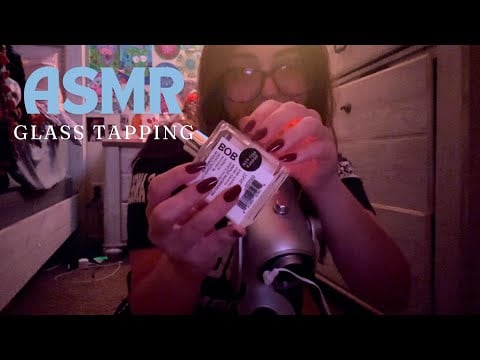 ASMR Glass Tapping *Tingly* *High intensity*