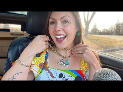 asmr/ a mini Amazon haul + NEW JEWELRY I MADE!!☀️❤️