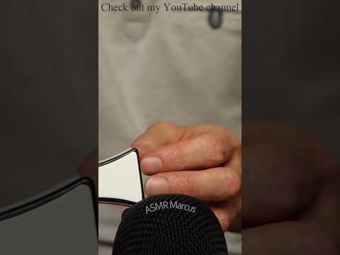 ASMR Fingernails tapping a nail file block #short