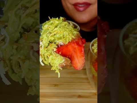 DUBAI STRAWBERRY CHOCOLATE #asmr #foodasmr
