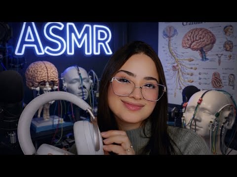 ASMR:EXAME DOS NERVOS CRANIANOS! (voz suave)