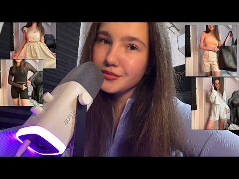 ASMR Try On Haul & Fabric Scratching 🌷 *New Mic*