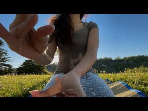 ASMR Fast and Aggressive Hand Sounds/ Hand Movements (Outdoors, Relaxing Music, 🚫Talk) Looped 