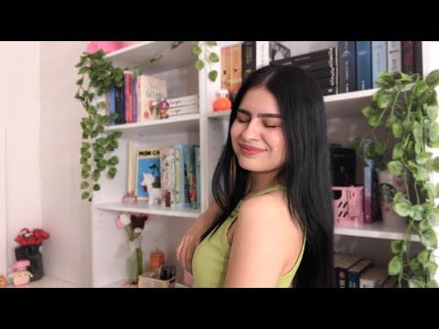 asmr | bookshelf tour (tour por mi librero) ⭐️🪽