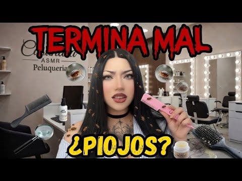 ASMR PELUQUERÍA ROLEPLAY ¿PIOJOS? 😳🪲