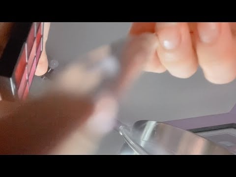 Applying Makeup on Screen 🖤 No Talking ASMR