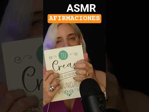 ASMR PARA DORMIR CON AFIRMACIONES POSITIVAS 😴 #asmr #asmrdormir #asmrafitmaciones #afirmaciones