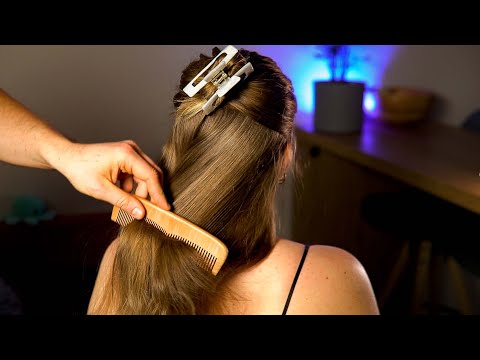 ASMR Sleep Treatment: Classic Hair Brushing and Hair Play Sounds (No Talking)