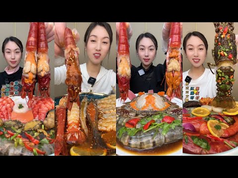 Ultimate Seafood Feast 🦞 | 해산물 파티 🦑 | シーフード祭り 🦐 | 海鲜盛宴 🦀 | Seafood Eating Mukbang ASMR