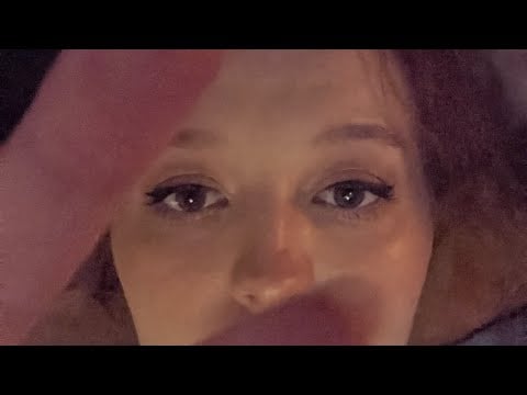 ~ASMR~ Lofi Face Touching/ Tapping with Soft Spoken Rambles