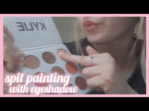 spit painting your face with eyeshadow 🎨
