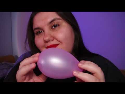 ASMR Purple Balloon Sounds | Short Triggers