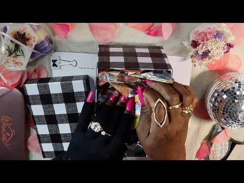 Calming Scrapbook Journaling ASMR Chewing Gum Sounds
