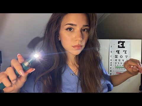 ASMR Detailed Cranial Nerve Exam ♡ Eye Tests, Hearing, Taste & Personal Attention