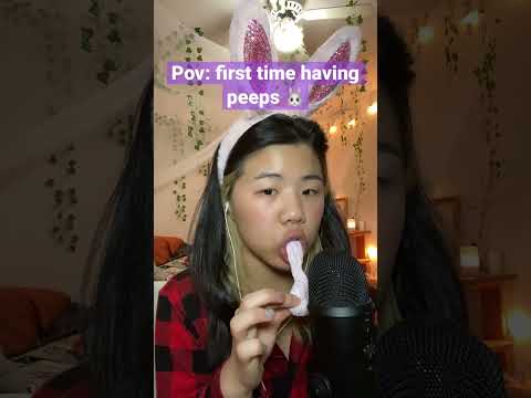 #asmr #short #mukbang do you like peeps?