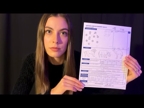 ASMR | Cognitive Screening Examination (Roleplay for Sleep) Soft Spoken