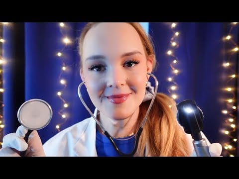 ASMR Medical Exam - Cranial Nerve Tests for Deep Sleep | Soft Spoken Doctor Roleplay