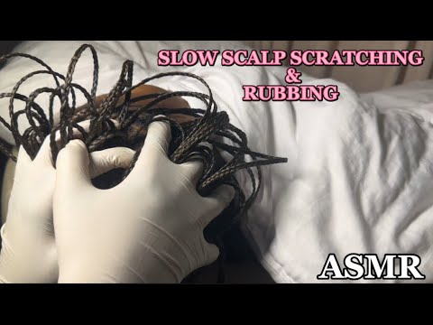 ASMR✨Slow Intense Scalp Scratching and Aggressive Rubbing For 15mins ,Removing Dandruff and Scraping