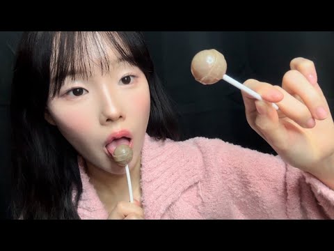 츄파춥스 ASMR 🍭 | Chupa Chups Candy Eating Sounds, Sweet & Glossy ASMR