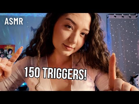 ASMR 150 FAST & AGGRESSIVE TRIGGERS 150K SUBSCRIBER SPECIAL!!