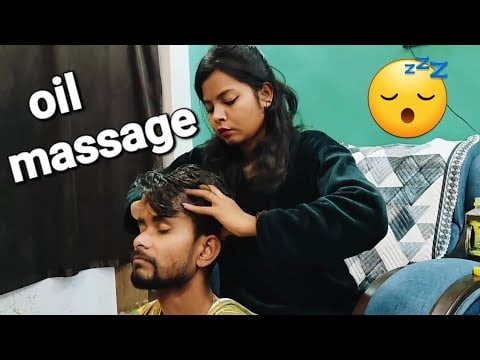 Asmr cosmic oil massage for deep sleep..😴 #asmrmassage #asmrvideo