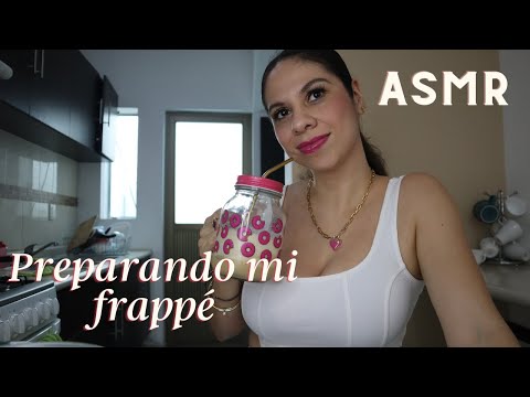 ASMR en Español | Te enseño como preparo mi frappé