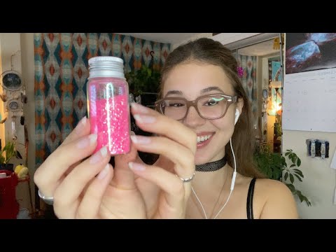 shiny, sparkly, glittery asmr