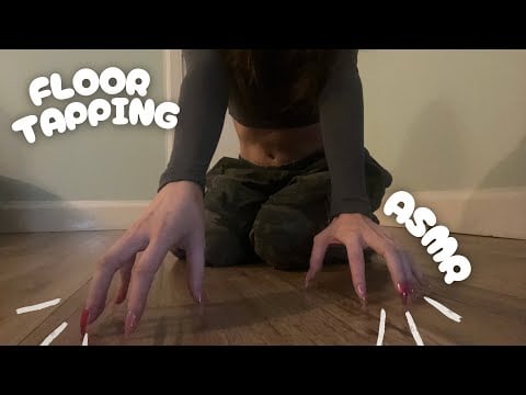 ASMR Floor tapping and scratching! (Lofi, no talking) 