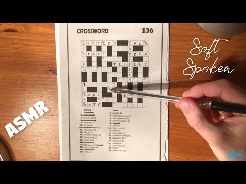 [ASMR] Soft-Spoken Crossword Puzzle