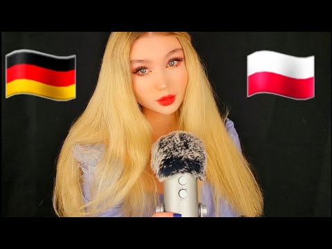 ASMR | GERMAN (DEUTSCH) + POLISH (POLSKI) Trigger Words