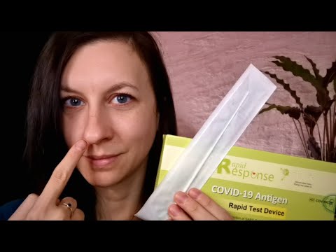 ASMR Testing you for Covid19 😷 Real Procedure.