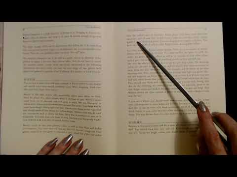 ASMR | Reading About Seasonal Colors (Soft Spoken)