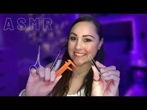 ASMR ROLEPLAY DESIGNER FAZENDO SUA SOBRANCELHA COM HENNA!!!