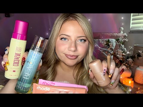 ASMR Summer Favorites 2026 ☀️ Rhode Beauty, Bath & Body Works, Makeup & Long Nails