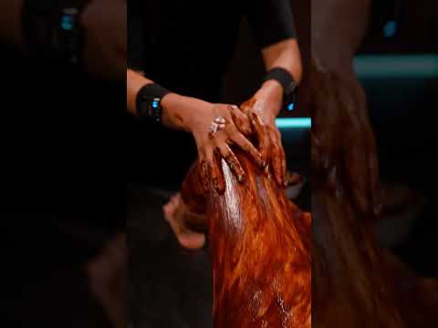 Chocolate Bliss | Relaxing foot and abdominal massage for Anna #asmr