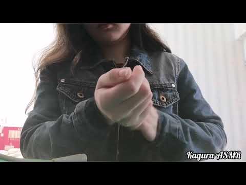 Асмр скретчинг по джинсовой куртке/ASMR jeans scratching 💜