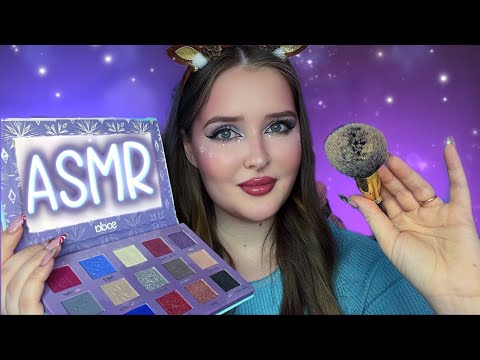 ASMR❄️ ТРЕШ МАСТЕР🥲 макияж на корпоратив от визажиста новичка 💄🎄