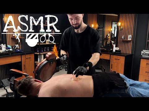 ASMR Fire & Bamboo Back Massage – So Intense, So Relaxing