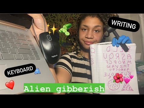 ASMR - Alien Gets Your Information (keyboard, writing, inaudible)
