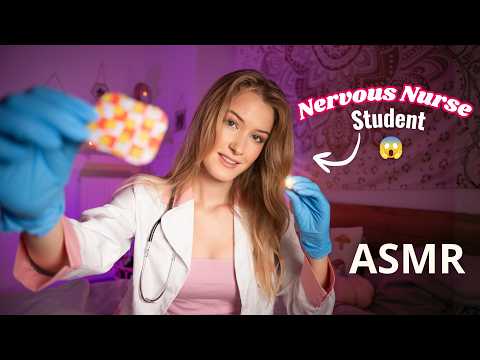 Nervous Nurse Student Takes Care of You 🩺 ASMR (it's her first shift)