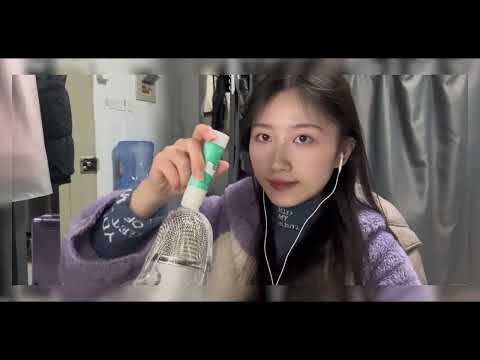 ASMR🎧｜Sticky glue sticks on microphones, glue your brain
