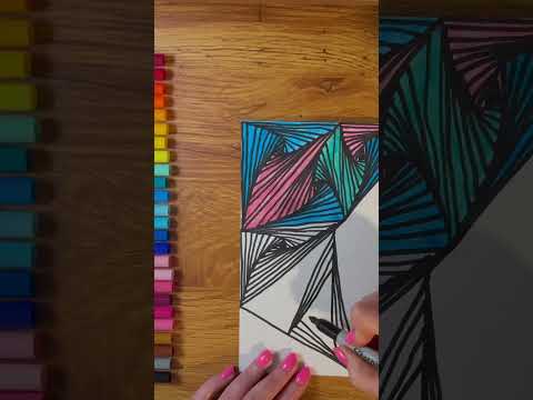 Pursuit Curve ASMR #relax #relaxing #oddlysatisfying #tingles #satisfying