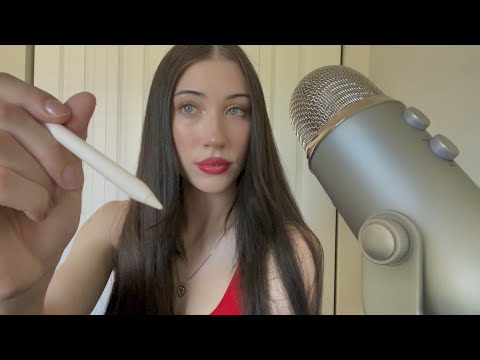 ASMR | Face Tracing on Me & You: Gentle Brushing, Patting & Scratching