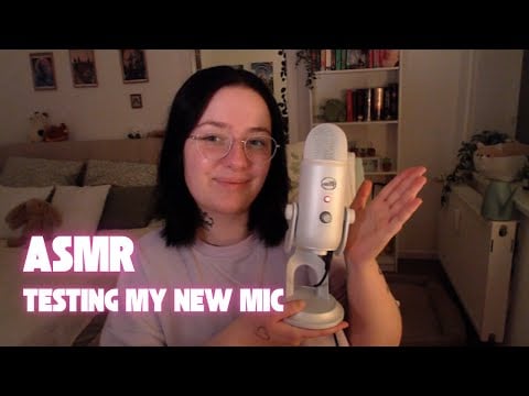 ASMR Trigger Assortment ✨ tongue clicking, tapping, mic scratching, inaudible whispering and more