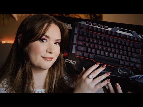 [ASMR] Whispered Keyboard Unboxing ⌨