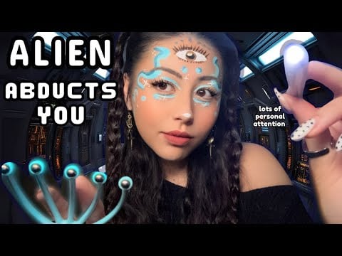 ASMR Abducted by an Alien… but It’s Relaxing (Mouth Sounds & personal attention) 