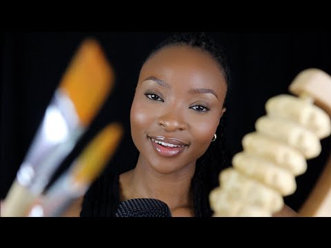 Gentle ASMR Relaxation | Coconut Rain Trigger & Soft Face Touching