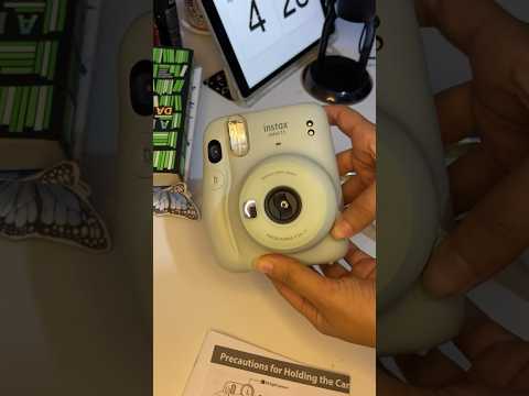 Instax Mini 11 cor Pastel Green 💚 #asmr