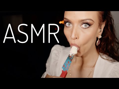 ASMR Gina Carla 🔥 Mouth Eating Marshmallows! Cheatday! 🤭